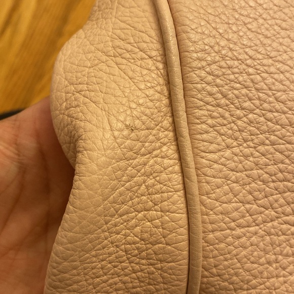 Mulberry Large Eliza Hobo Bag in Blush Pink with Crossbody Strap - Picture 12 of 16